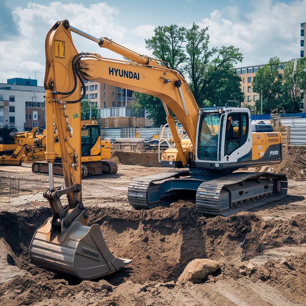 aplikasi Excavator Hyundai