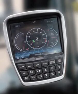 Intelligent Cab Interior with Suspension Seat of the Hyundai HW155