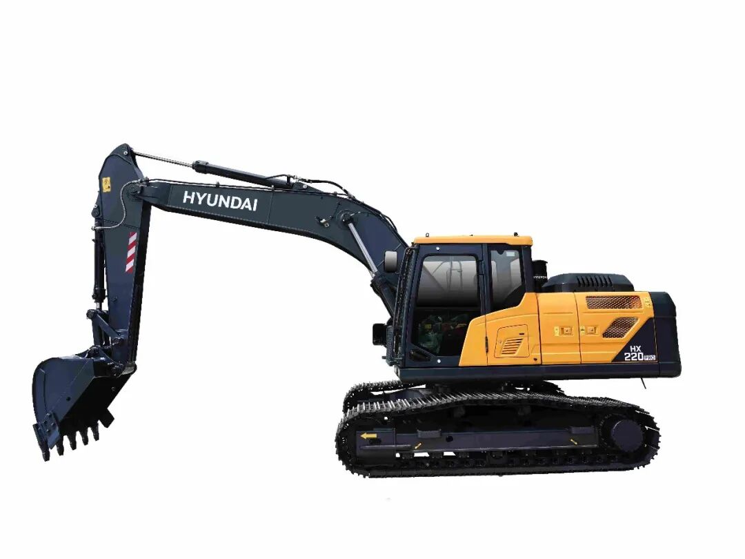 Hyundai HX220PRO Crawler Excavator Side View Hyundai HX220PRO Crawler Excavator Side View